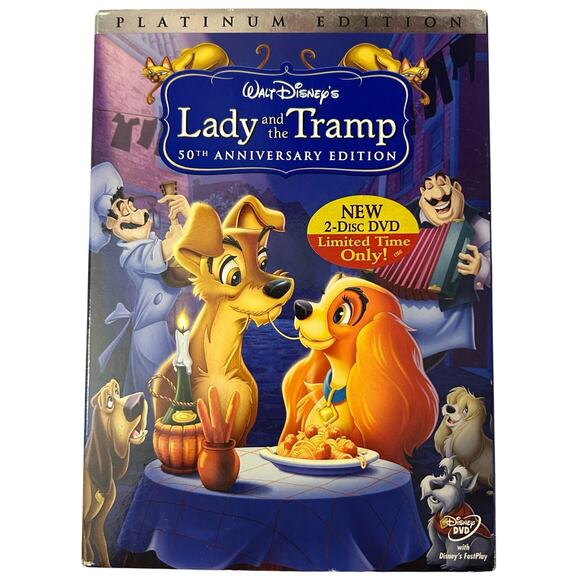 Disney's Lady and the Tramp (2006 Two-Disc 50th Anniversary Platinum Edition) WS - Picture 1 of 5